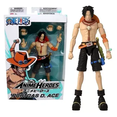 Figura articulada Portgas D. Ace One Piece Anime Heroes Bandai