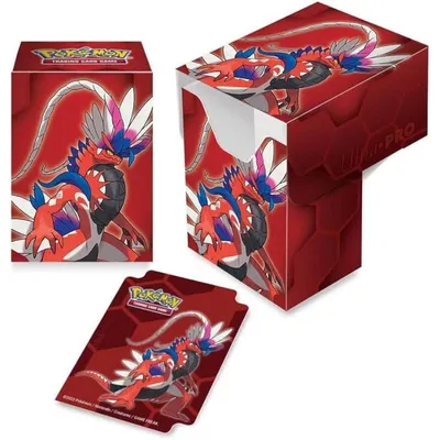 Caja mazo Pokémon Koraidon rojo con cartas