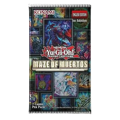 Sobre cartas Yu-Gi-Oh! Maze of Muertos edición inglesa Konami