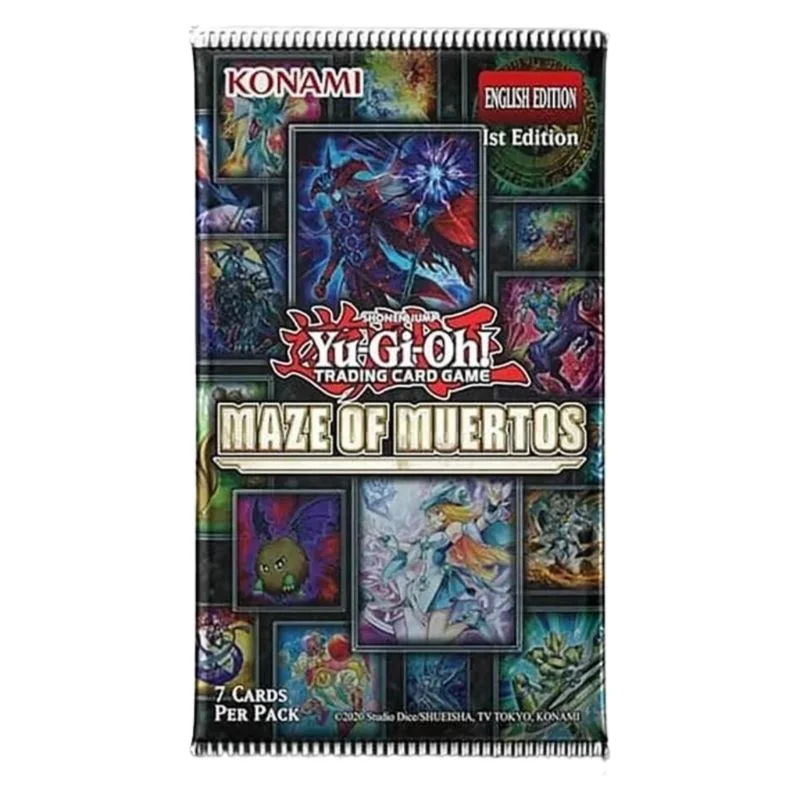 Sobre cartas Yu-Gi-Oh! Maze of Muertos edición inglesa Konami