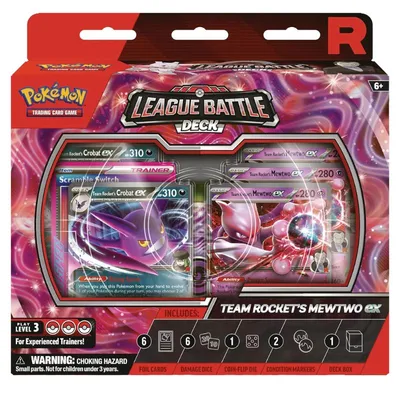Mazo de batalla Team Rocket Mewtwo ex Pokémon TCG