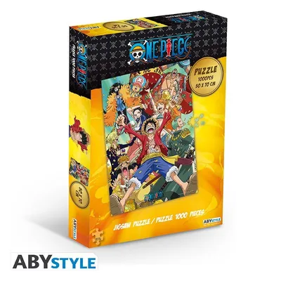 Puzle One Piece Tripulación Sombrero de Paja 1000 piezas ABYstyle