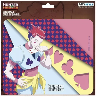 Tapete ratón Hisoka Hunter x Hunter con naipes