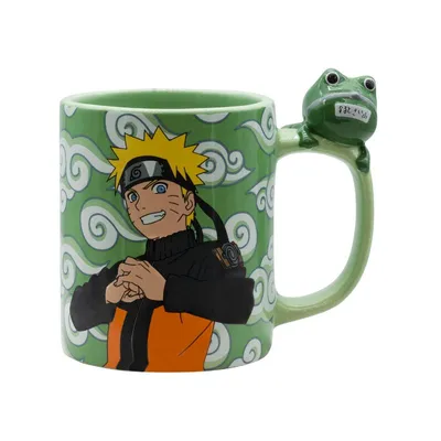 Mug Naruto con asa de sapo Gama-chan 3D
