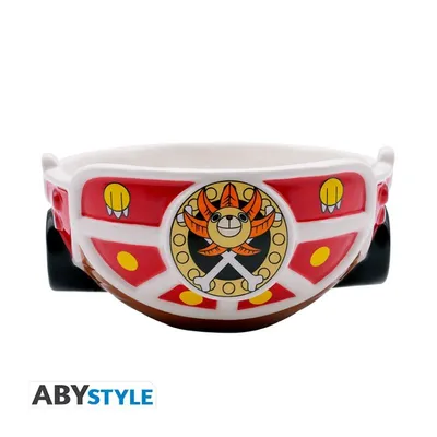 Bowl Thousand Sunny One Piece 3D rojo y blanco