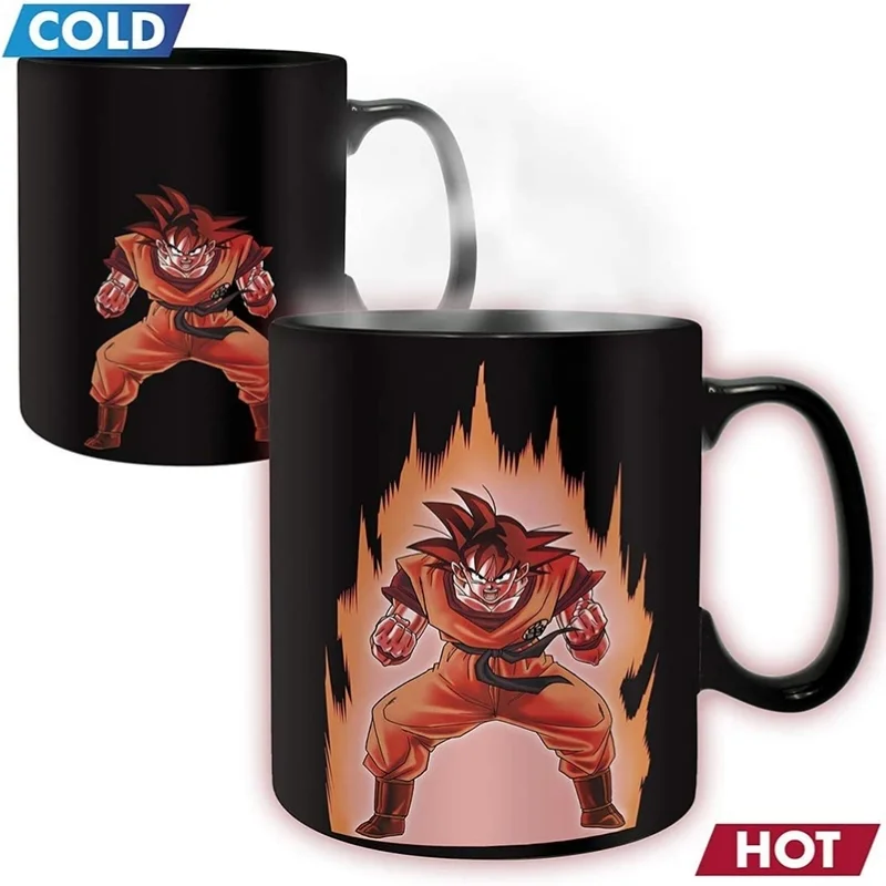 Taza mágica Goku Dragon Ball Z con efecto térmico