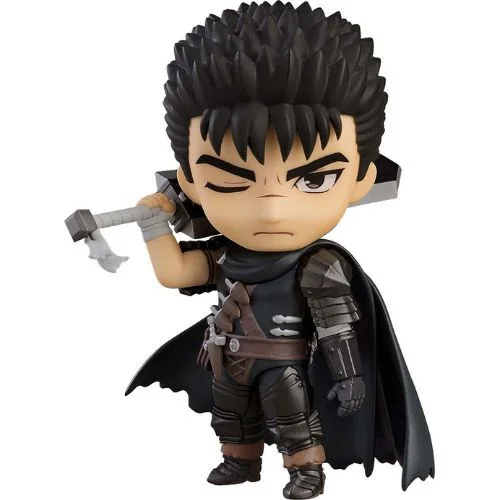 Figura Nendoroid Guts Berserk con hacha y capa negra