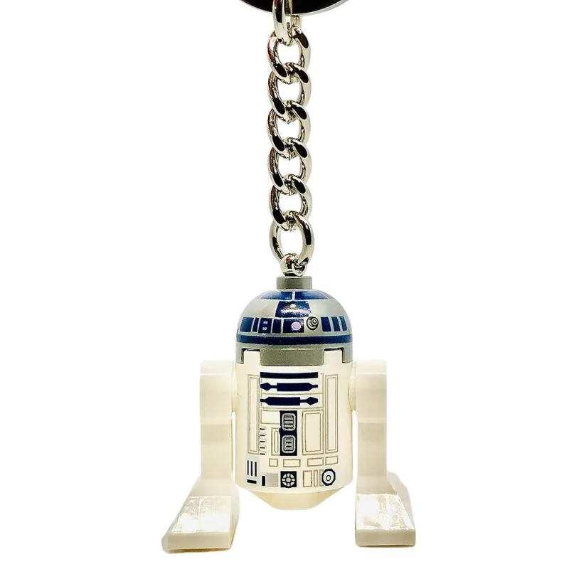 Llavero linterna R2-D2 LEGO Star Wars con cadena plateada