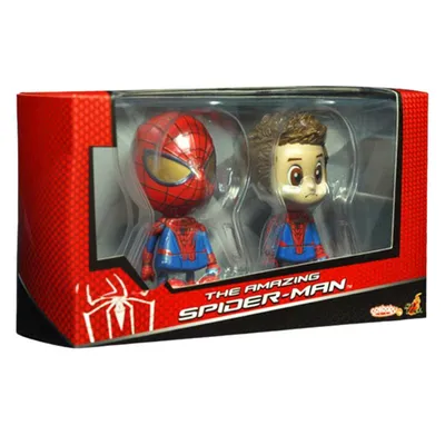 Set de dos figuras Peter Parker y Spider-Man The Amazing Spider-Man