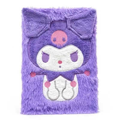 Libreta Kuromi textura suave morada Sanrio