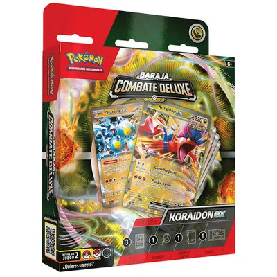 Mazo Combate de Lujo Pokémon Roraidon ex con cartas coleccionables