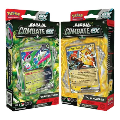 Baraja Combate EX Pokémon Tapu Koko y Ferroverdor