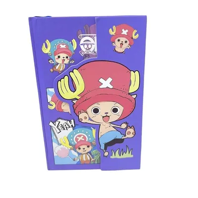 Cuaderno tapa dura Tony Tony Chopper One Piece fondo púrpura