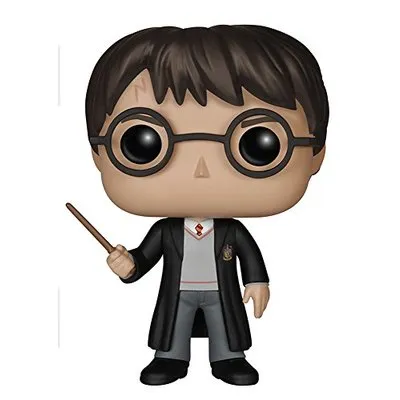 Funko POP Harry Potter con lentes y varita mágica