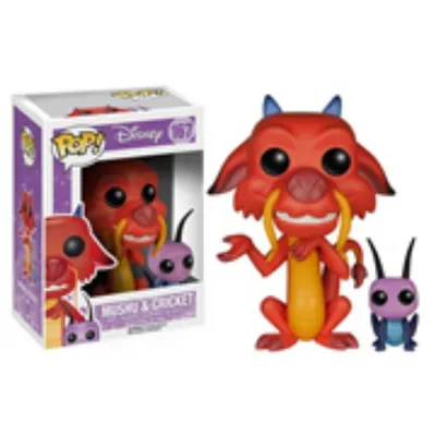 Funko POP Mushu con Cricket de Mulan Disney