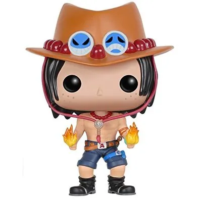Funko POP Portgas D. Ace con sombrero vaquero y llamas — One Piece