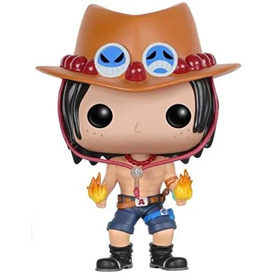 Funko POP Portgas D. Ace con sombrero vaquero y llamas — One Piece