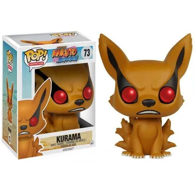 Funko Pop Kurama Naruto con ojos rojos y orejas puntiagudas