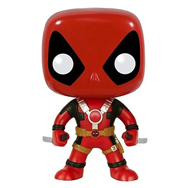 Funko POP Deadpool rojo con dos espadas — Marvel