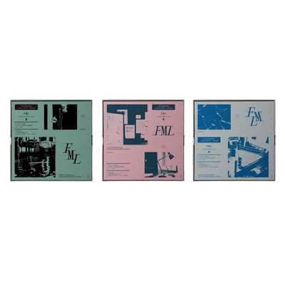 Libro FML Seventeen Hybe YG Plus tres volúmenes diseño minimalista