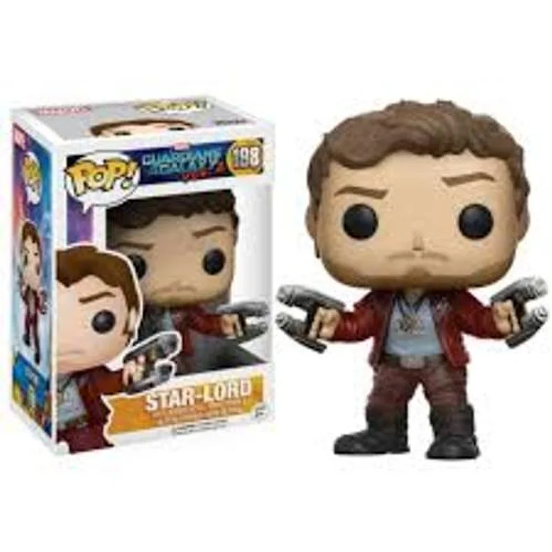 Funko POP Star-Lord Guardianes de la Galaxia con atuendo rojo