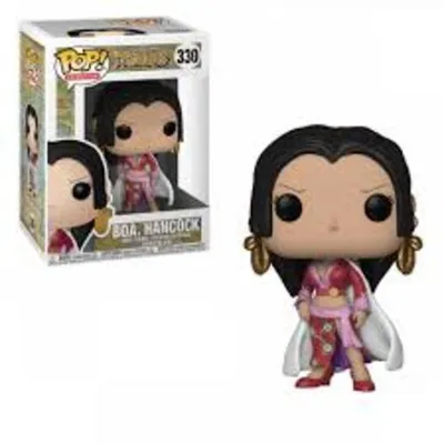 Funko POP Boa Hancock One Piece con vestido púrpura y dorado