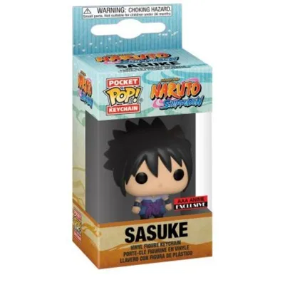 Llavero Funko Pop Sasuke Uchiha de Naruto Shippuden en caja