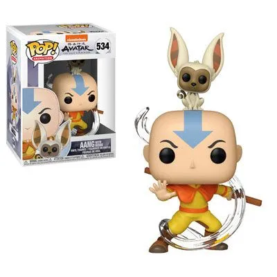 Funko POP Aang con Momo de Avatar La Leyenda de Aang