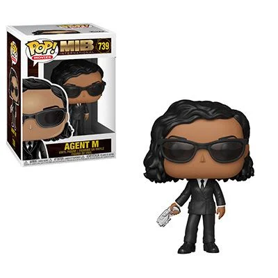 Funko POP Agente M con traje negro y gafas de Hombres de Negro