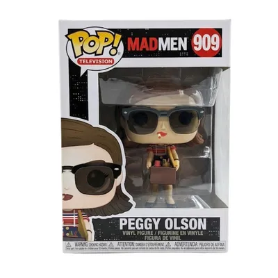 Funko Pop Peggy Olson Mad Men con lentes y maletín