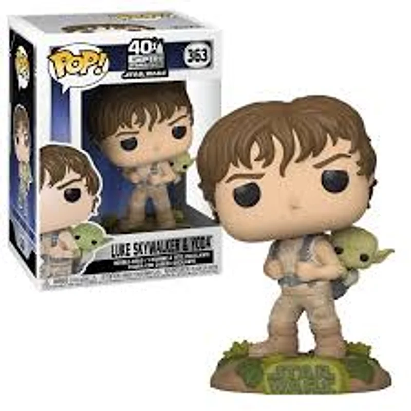 Figura Funko POP Luke Skywalker entrenamiento Dagobah Star Wars
