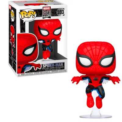 Funko POP Spiderman Primera Aparición Marvel en caja