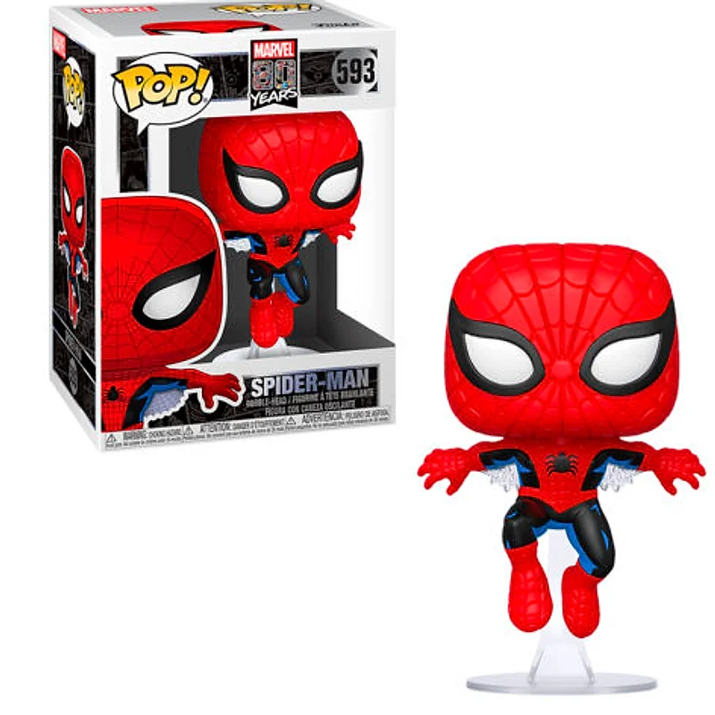 Funko POP Spiderman Primera Aparición Marvel en caja
