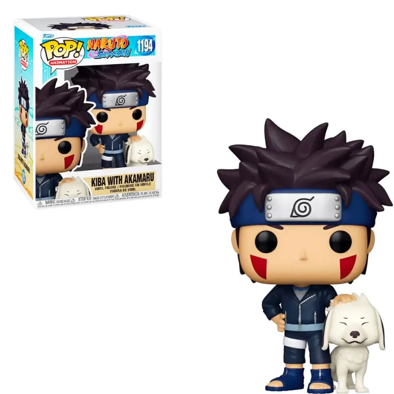 Funko Pop Kiba y Akamaru de Naruto Shippuden figura coleccionable
