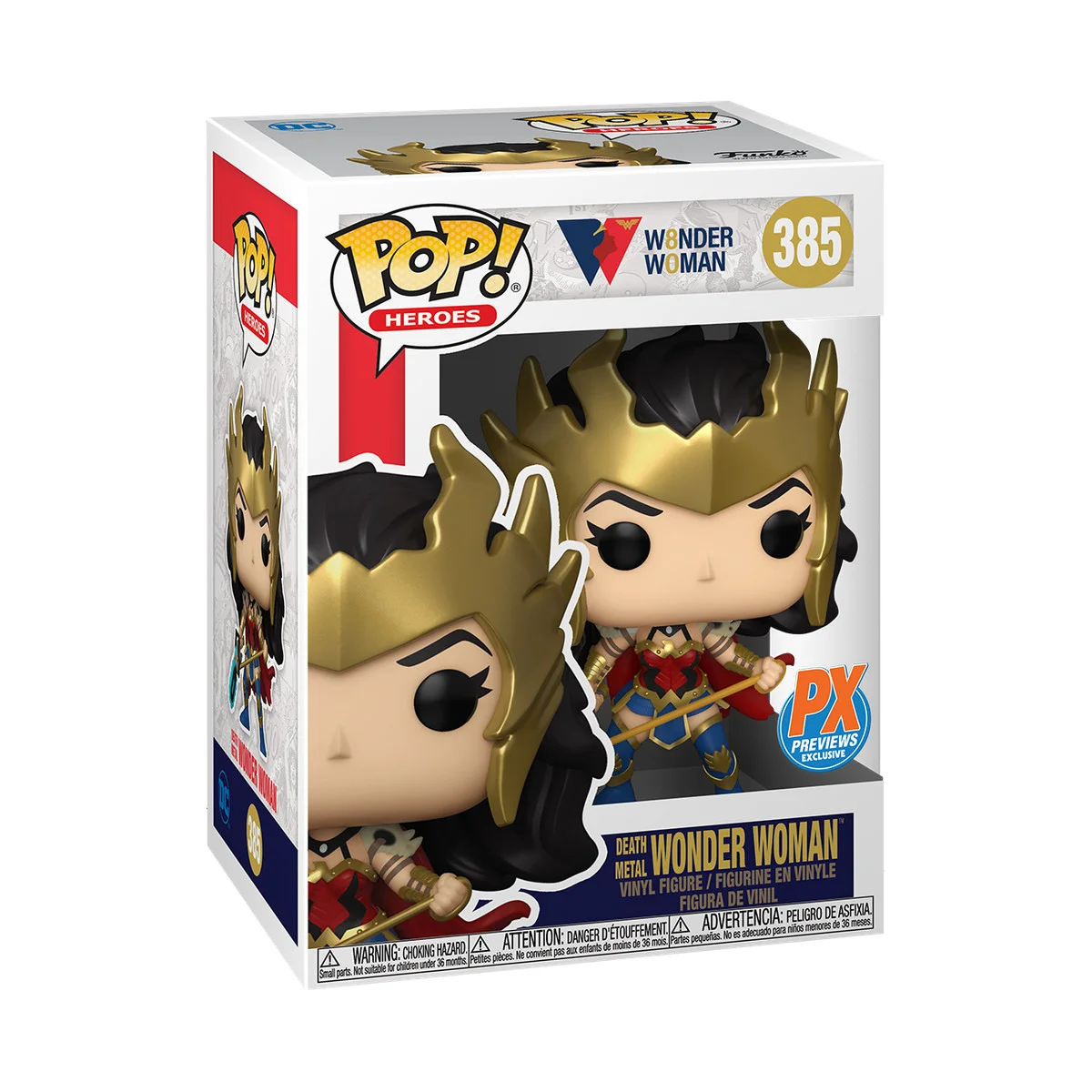 Funko Pop Wonder Woman Death Metal DC Comics Exclusivo