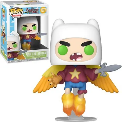Funko Pop Finn Mago Supremo de Hora de Aventura con alas doradas