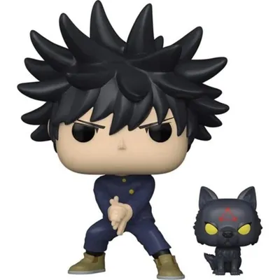 Funko Pop Megumi Fushiguro con perro divino de Jujutsu Kaisen