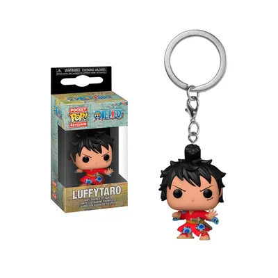 Llavero Funko Pop Luffy One Piece en caja y figura suelta