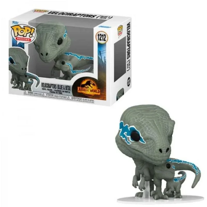 Funko Pop Blue y Beta Jurassic World Dominion