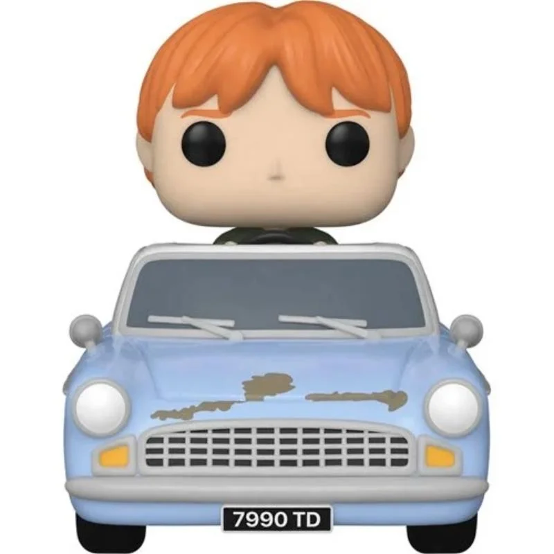Funko Pop Ron Weasley en auto volador Harry Potter