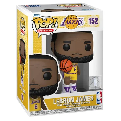 Funko Pop LeBron James Lakers número 152 en caja oficial