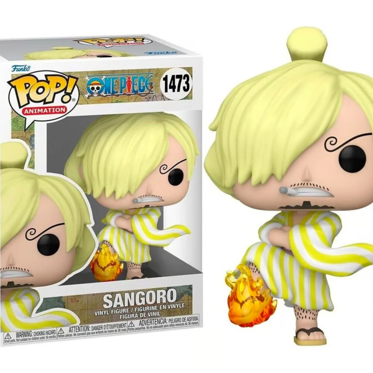 Funko Pop Sangororo Wano One Piece figura anime