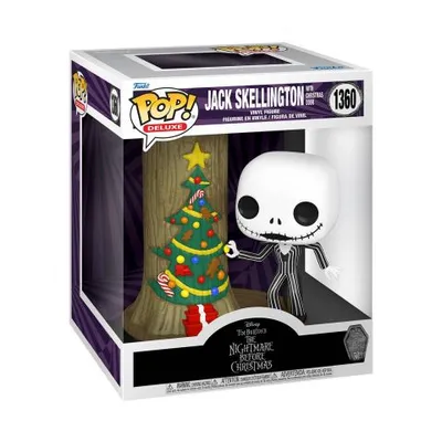 Funko Pop Jack Skellington con árbol navideño El Extraño Mundo de Jack