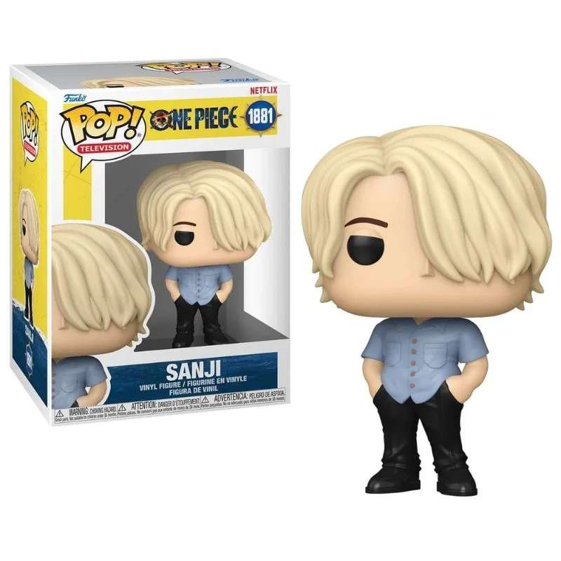 Funko Pop Sanji One Piece figura vinilo Netflix 1881