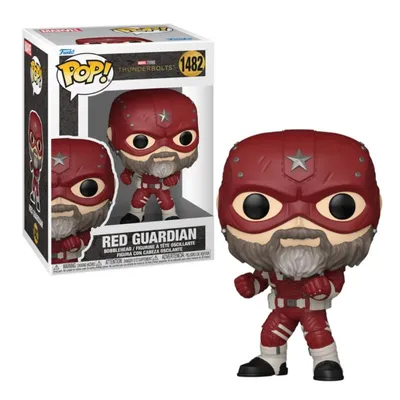 Funko Pop Red Guardian rojo con barba gris - Marvel Thunderbolts