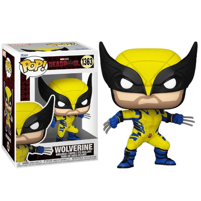 Funko Pop Wolverine amarillo y azul Deadpool and Wolverine