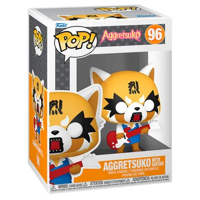 Funko Pop Aggretsuko con guitarra roja, Sanrio
