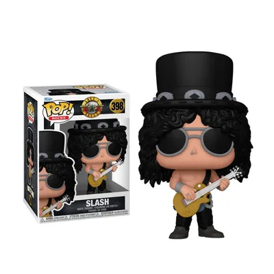 Funko Pop Slash Guns N' Roses con guitarra y sombrero de copa