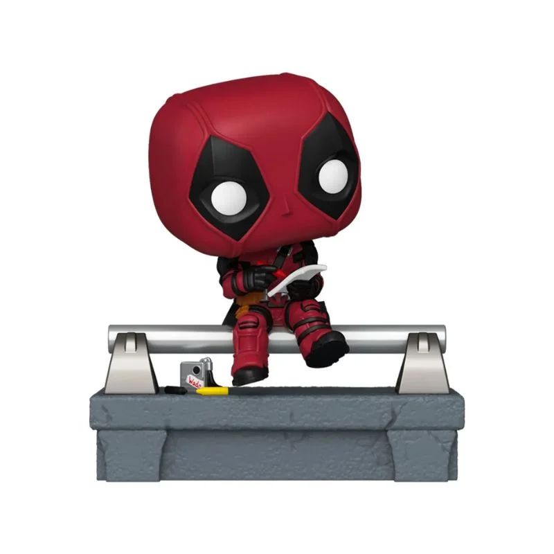 Funko Pop Deadpool en puente - Figura Deluxe Marvel