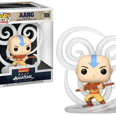Funko Pop Aang Airbending con base espiral Avatar La Leyenda de Aang